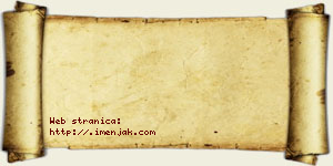 Žaklina Stojaković vizit kartica